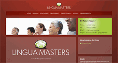 Desktop Screenshot of linguamasters.de